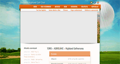 Desktop Screenshot of highlandgolf.hu