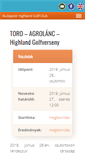 Mobile Screenshot of highlandgolf.hu